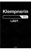 Klempnerin Lädt... Notizbuch
