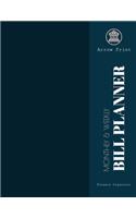 Monthly & Weekly Bill Planner: Finance Organizer, Financial Tracker, Budget Book Worksheet 8.5 X 11 (17.59 x 11.25 inch) Green Cover
