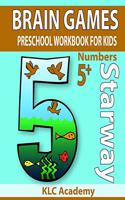 STARWAY BRAIN GAMES PRESCHOOL WORKBOOK FOR KIDS NUMBERS (5+ Years)