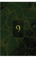 Monogram 9 Notebook: Blank Journal Diary Memoir Log Logue(35 Luxury Two 150 Lined)