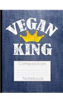 Vegan King Composition Notebook