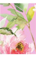 Peonies Sketchbook 7 x 10: Sketchbook 250 Pages
