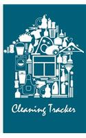 Cleaning Tracker: Daily Monthly Weekly Sanitation Planner Scheduler For Businesses Adults Cleaners and Students