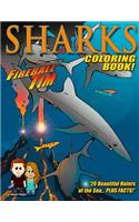 Fireball Tim SHARKS Coloring Book