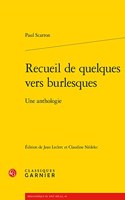 Recueil de Quelques Vers Burlesques