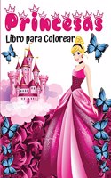 Princesas Libro para Colorear: 60 Diseños únicos y Bonitos para niñas de 3 a 9 años-Libro de Princesas para niños