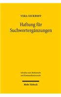 Haftung für Suchwortergänzungen