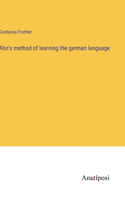 Ahn's method of learning the german language