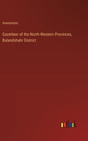 Gazetteer of the North-Western Provinces, Bulandshahr District