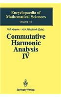 Commutative Harmonic Analysis IV