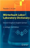 Worterbuch Labor / Laboratory Dictionary: Deutsch/Englisch - English/German