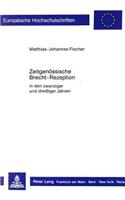 Zeitgenoessische Brecht-Rezeption