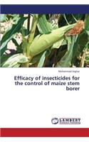 Efficacy of Insecticides for the Control of Maize Stem Borer