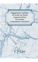 Suggestive outline of work on food conservation for home economics teachers