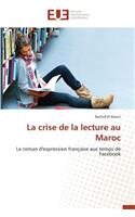 La Crise de la Lecture Au Maroc