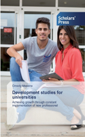 Development studies for universities