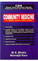 CBS Quick Text Revision Series Important Text Viva/MCQs:: Community Medicine For MBBS, BDS &Other Exaams