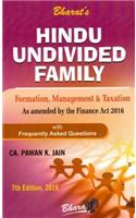 HINDU UNDIVIDED FAMILY (Formation, Management & Taxation)
