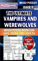 Ultimate Vampires and Werewolves Mixed Puzzle Book for Kids, Teens, and Adults