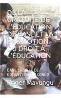 de la Gratuité de l'Éducation de Base Et La Promotion Du Droit À l'Éducation