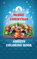 Merry Christmas Adults Coloring Book: An Adult Coloring Book with Fun, and Relaxing Designs