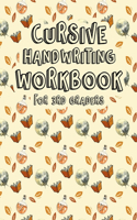 Cursive Handwriting Workbook for 3rd Graders: Halloween Cursive Handwriting Practice. 3 in 1 writing practice for cursive letters, words and sentences. All in one alphabets words and complete Se