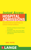 Lange Instant Access Hospital Admissions