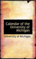 Calendar of the University of Michigan