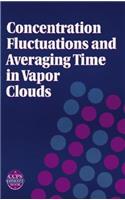 Concentration Fluctuations and Averaging Time in Vapor Clouds