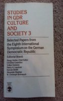 Studies in GDR Culture and Society