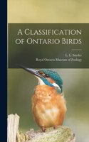 Classification of Ontario Birds