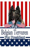 My Belgian Tervuren for President