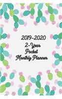 2019-2020 2-Year Pocket Monthly Planner 6x9: Cactus - 24-Month Pocket Calendar Yearly Goals Monthly Task Checklist Personal Management Record Journal Writing ... Year Monthly Calendar Planner)