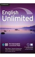 English Unlimited Pre-intermediate Coursebook with e-Portfolio and Online Workbook Pack