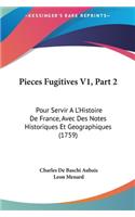 Pieces Fugitives V1, Part 2