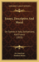 Essays, Descriptive And Moral