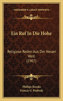 Ein Ruf In Die Hohe