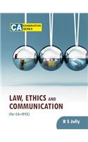 Law, Ethics and Communication 
(For CA – IPCC)