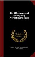 The Effectiveness of Delinquency Prevention Programs