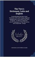 Tyro's Dictionary, Latin and English