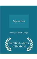 Speeches - Scholar's Choice Edition