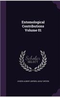 Entomological Contributions Volume 01