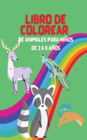 Libro de Colorear de Animales para Niños de 3 a 8 años