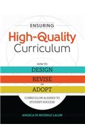Ensuring High-Quality Curriculum