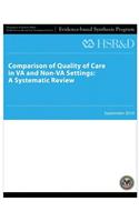 Comparison of Quality of Care in VA and Non-VA Settings