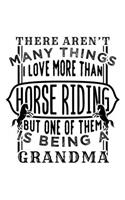 Horse Riding Grandma: College Ruled Journal, Diary, Notebook, 6x9 inches with 120 Pages.