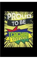 Proud to be a teacher citizen: Hangman Puzzles - Mini Game - Clever Kids - 110 Lined pages - 6 x 9 in - 15.24 x 22.86 cm - Single Player - Funny Great Gift