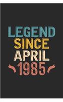 Legend Since April 1985