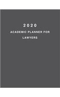 2020 Academic Planner For Lawyers