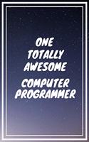 One Totally Awesome Computer Programmer